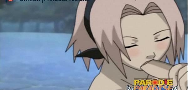  Naruto XXX - Sakura having sex with Sasuke